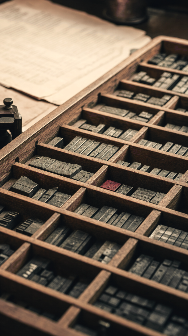 letterpress type case